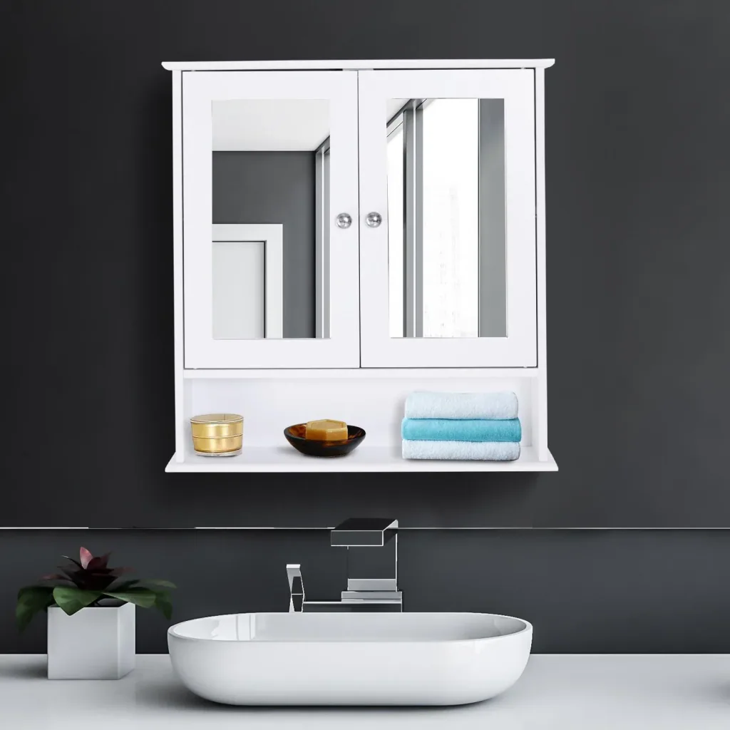 Spiegelschrank mit Ablage