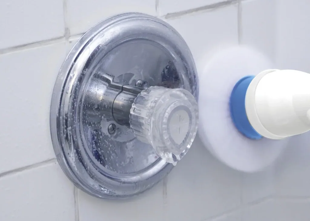 Reinigungsbürste "Hurricane Spin Scrubber", Türkis, 7-teilig