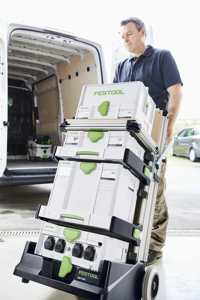 Mobile Werkstatt Werkbank MW 1000 Basic auf Rädern inklusive Auszug SYS-AZ-MW 1000