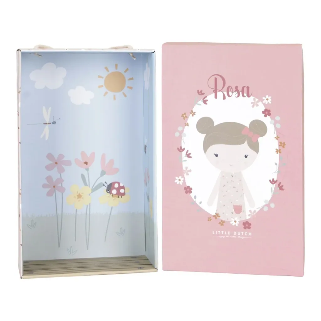 Little Dutch Stoffpuppe, Kuschelpuppe - Rosa, 50 cm