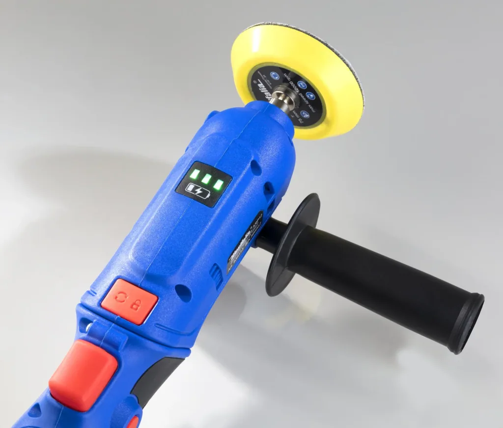 12 Volt Akku Poliermaschine Rotation - inklusive Zuberhör und Tasche