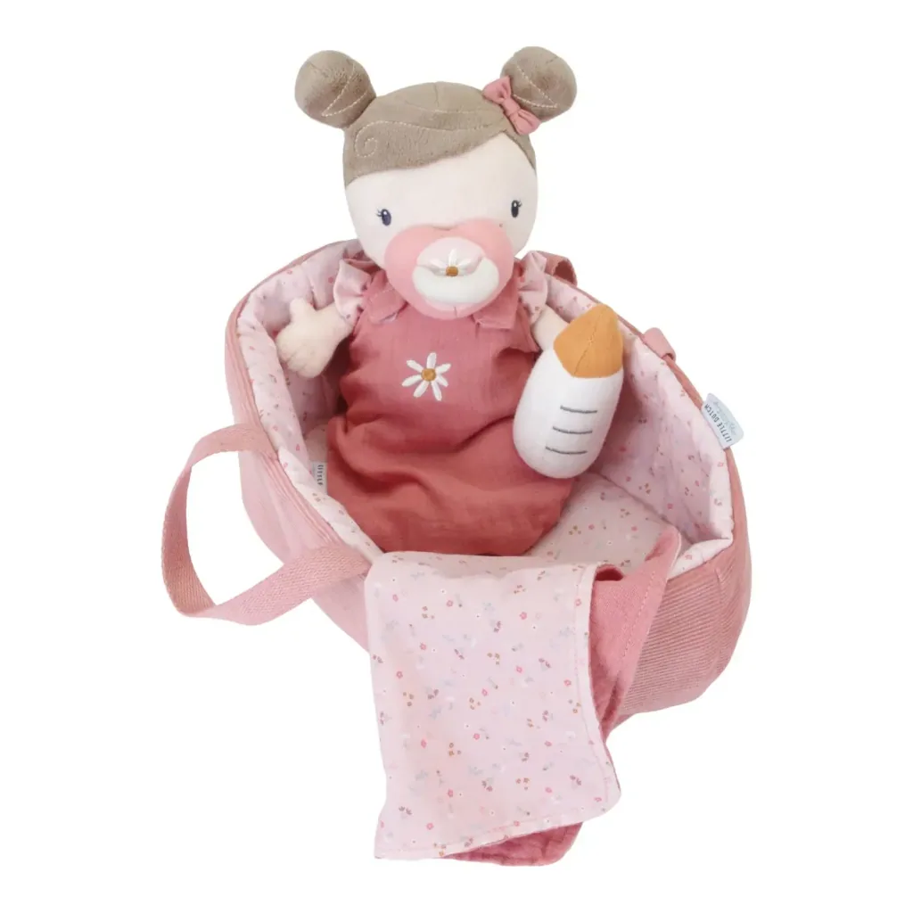 Little Dutch Babypuppe, Stoffpuppe - Rosa, zum Kuscheln und Pflegen