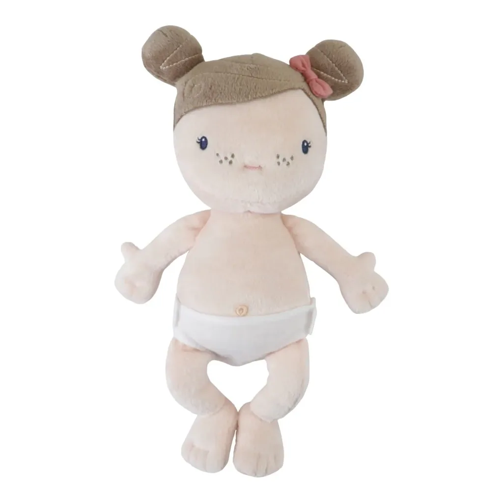 Little Dutch Babypuppe, Stoffpuppe - Rosa, zum Kuscheln und Pflegen