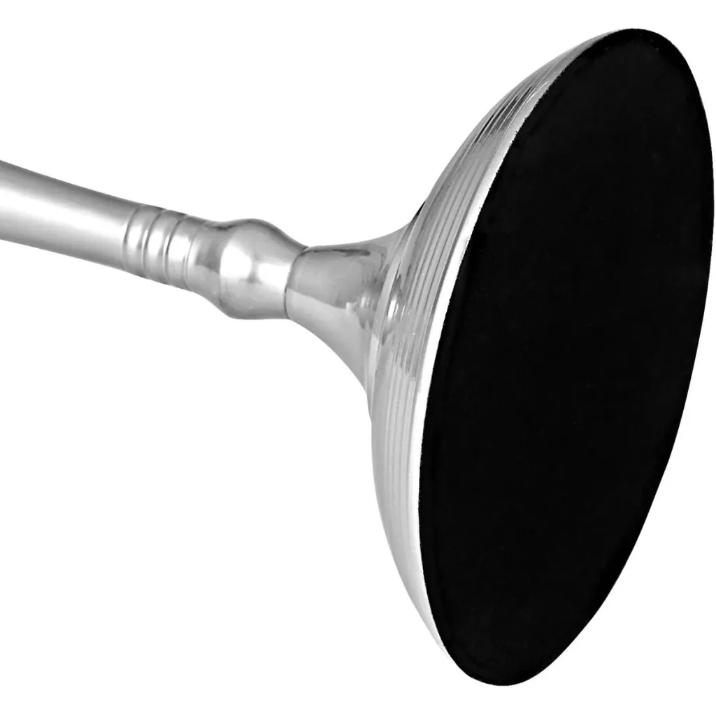 Kerzenleuchter Silber Aluminium vernickelt 60cm 5-armig