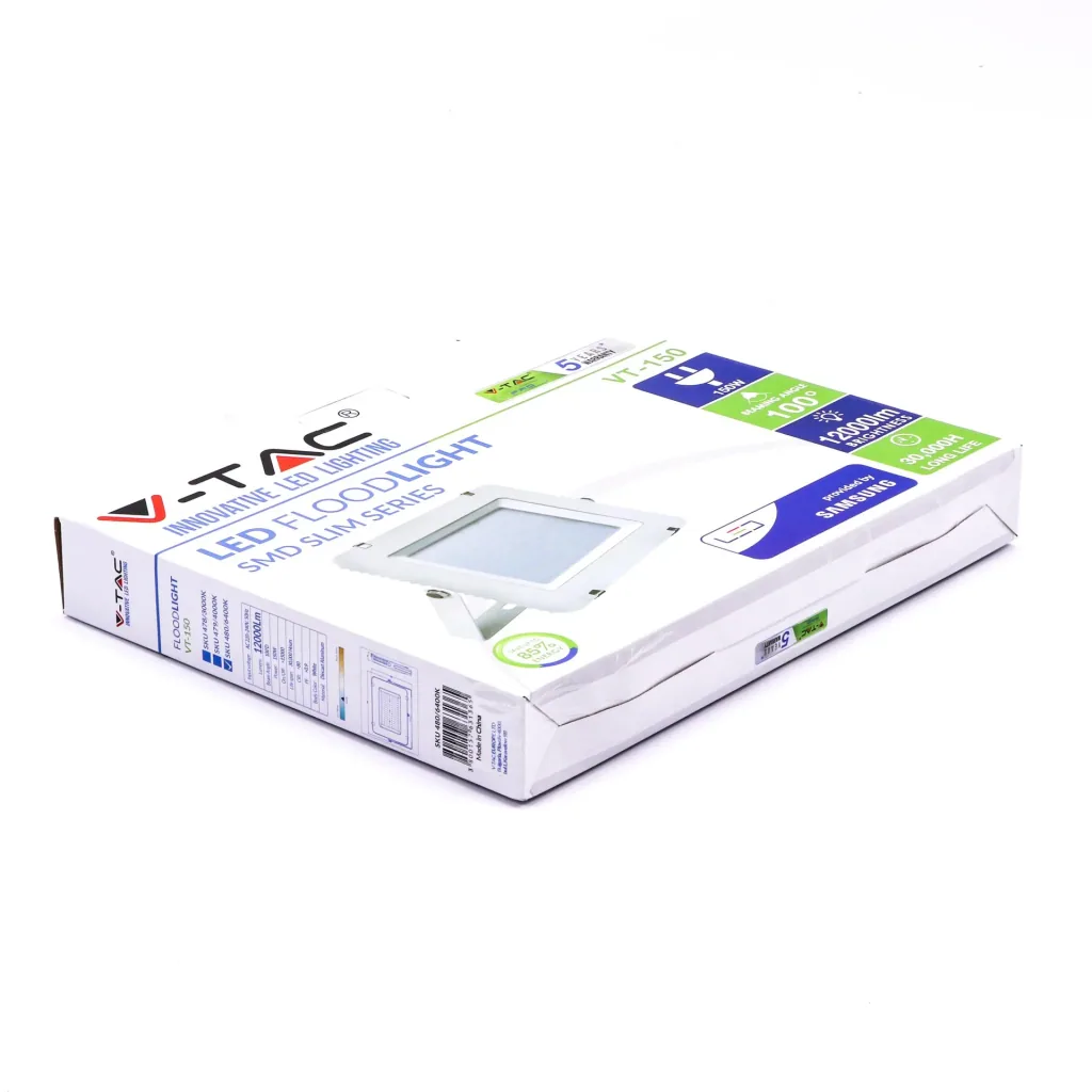 VT-150-W LED-Flutlicht - 150 W - 12000 Lumen - 4000K - weiß