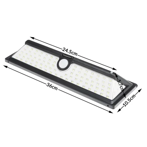 Solar-Wandleuchte mit Bewegungsmelder