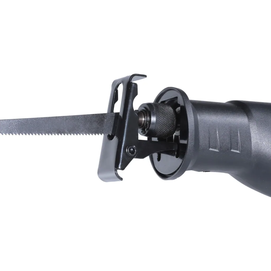 RSM1019 Säbelsäge 710W - Soft griff - Schnell Schleifscheiben wechseln - Mit 2 Sägeblätter für Holz (130mm - 11TPI) und