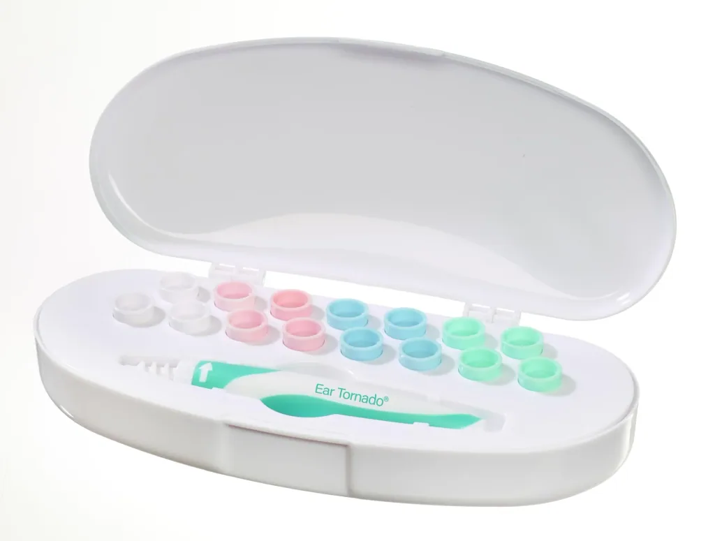 Ohrenreiniger-Set „Ear Wizard“, mit 15 Silikonaufsätzen und Aufbewahrungsbox, 17-teilig
