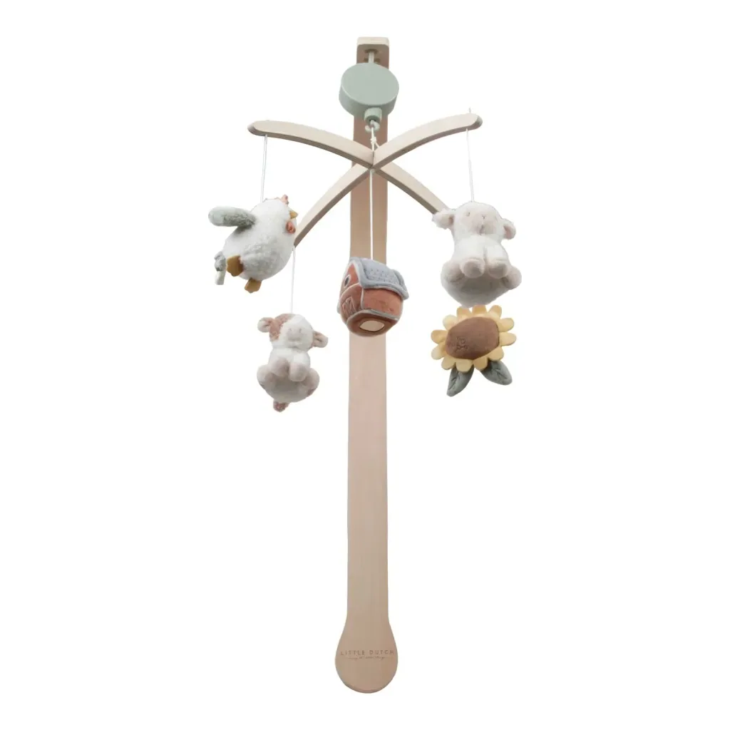 Little Dutch Baby Mobile, Mobile Babybett, Musikmobile, Little Farm