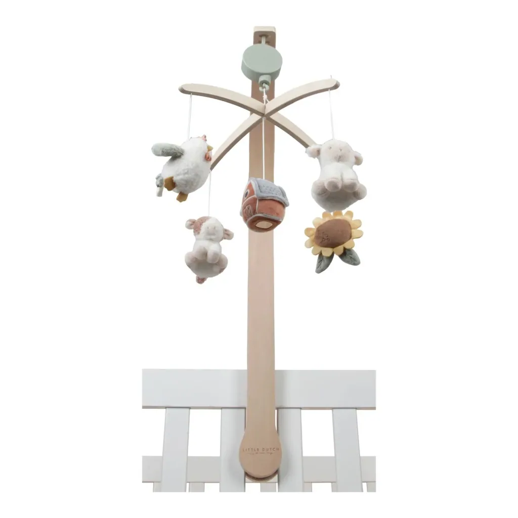 Little Dutch Baby Mobile, Mobile Babybett, Musikmobile, Little Farm