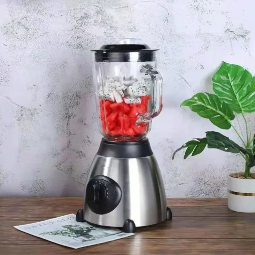 Mixer - 5 Geschwindigkeitsstufen - 1,5 l - 1000 W - Edelstahl