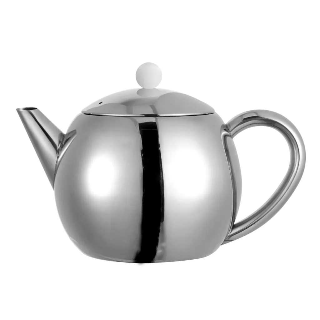 Samowar mit Teekocher, Russischer Teekessel Elektrisch - Edelstahl, 6L