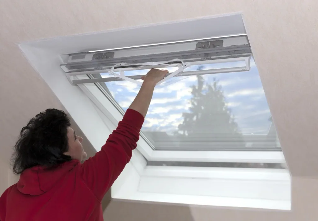 Fliegengitter für Dachfenster, weiß, 2 Stück