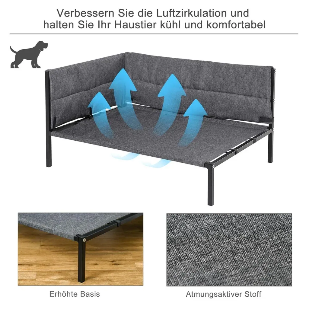 Hundesofa mit 2 Kissen Hundebett m