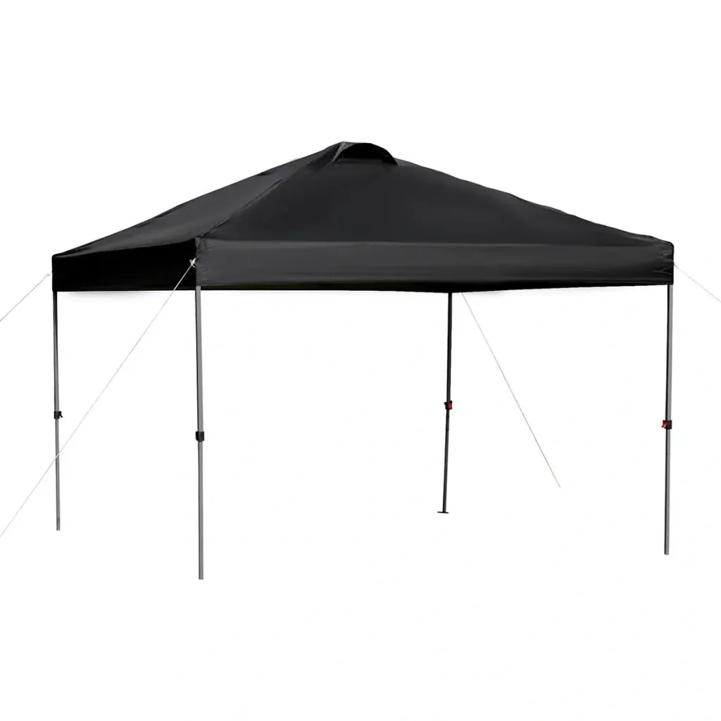 Pop-Up-Pavillon zusammenfaltbar schwarz