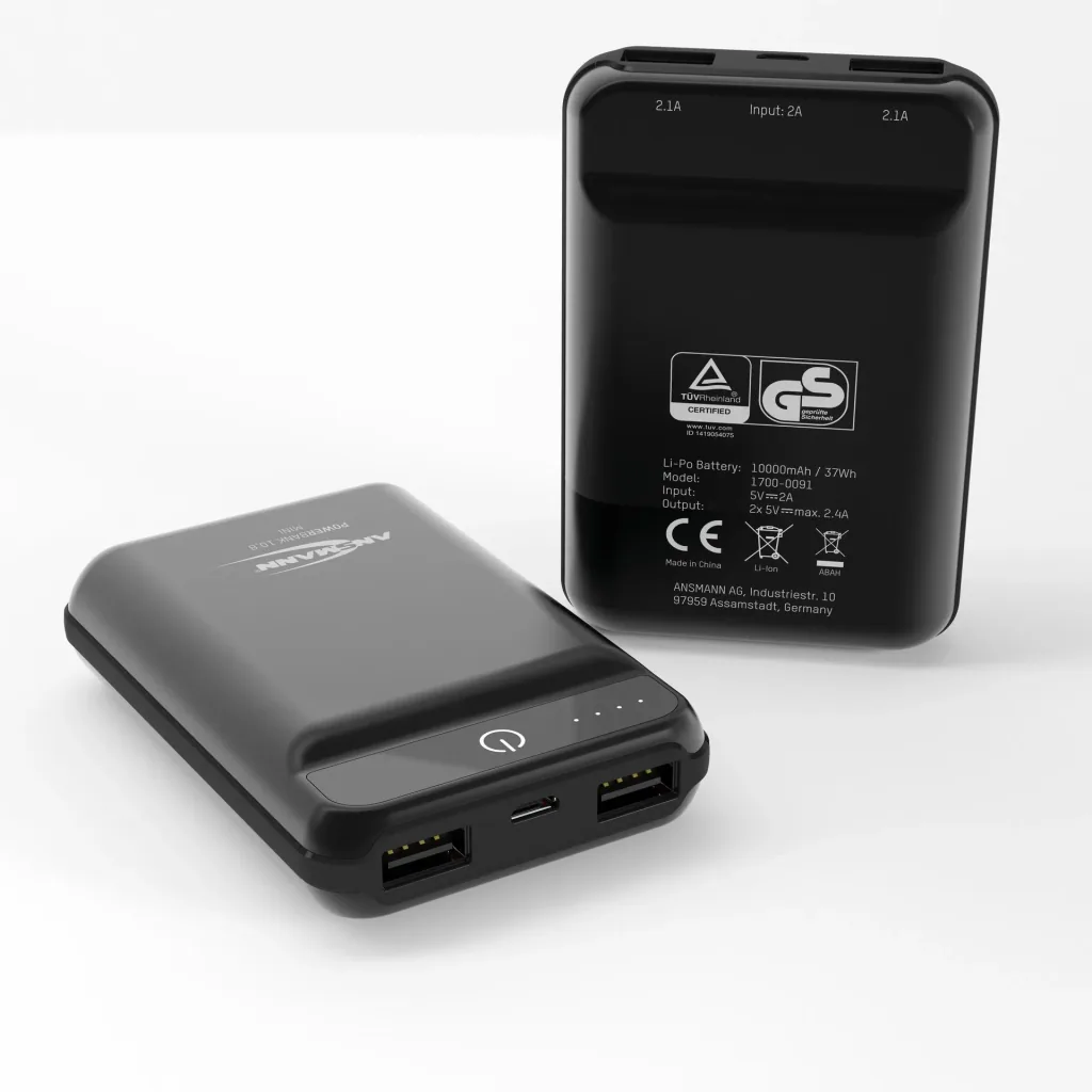 Powerbank (externer Akku) mit 10000 mAh