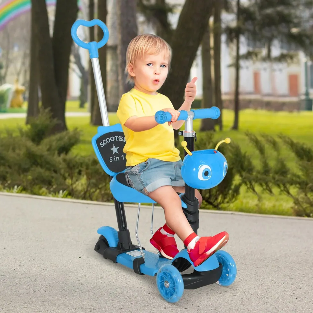 3-in-1 Kinderscooter höhenverstellbar