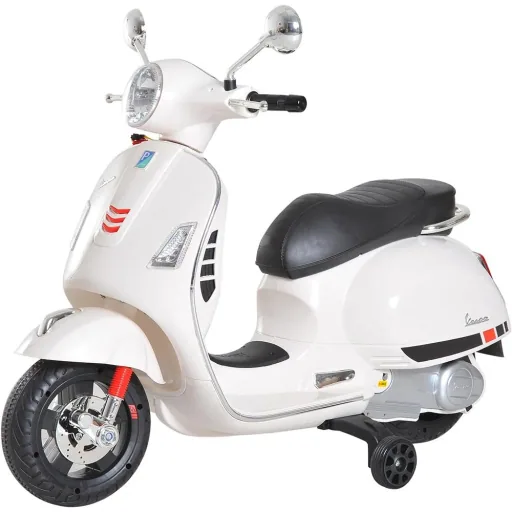 Elektro Kindermotorrad VESPA Kinderauto Weiß