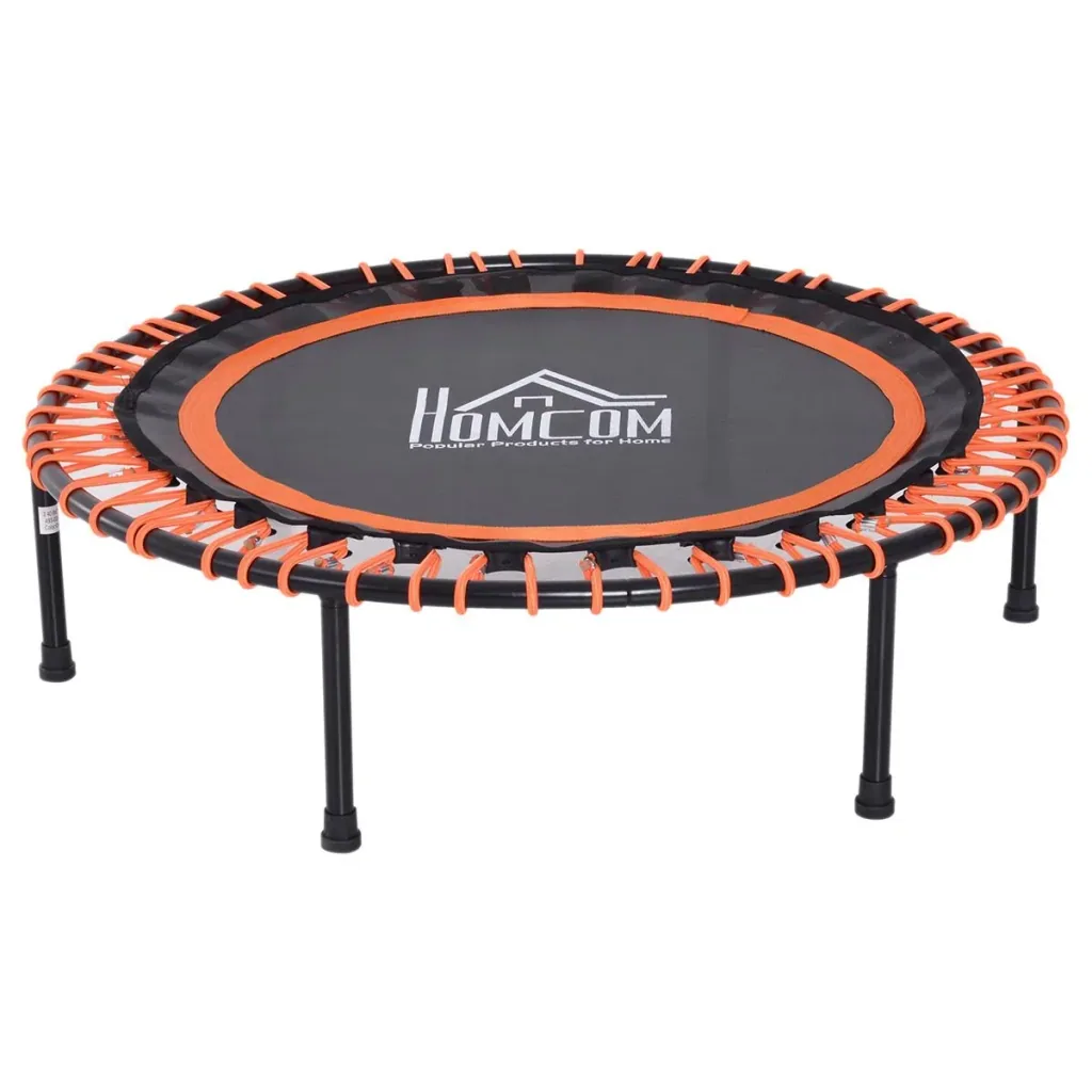 Trampolin für Kinder und Erwachsene schwarz/orange