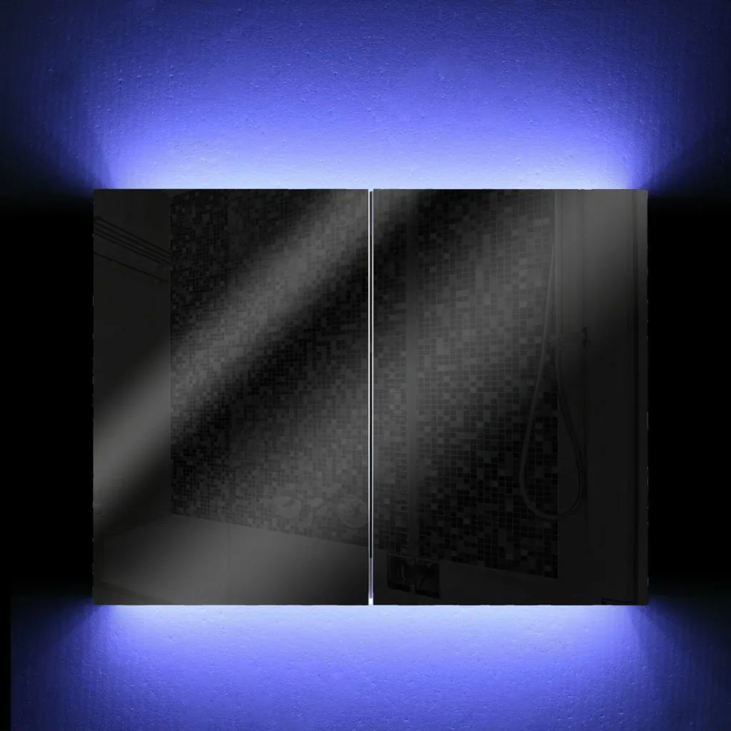 Spiegelschrank mit LED Leuchtstreifen