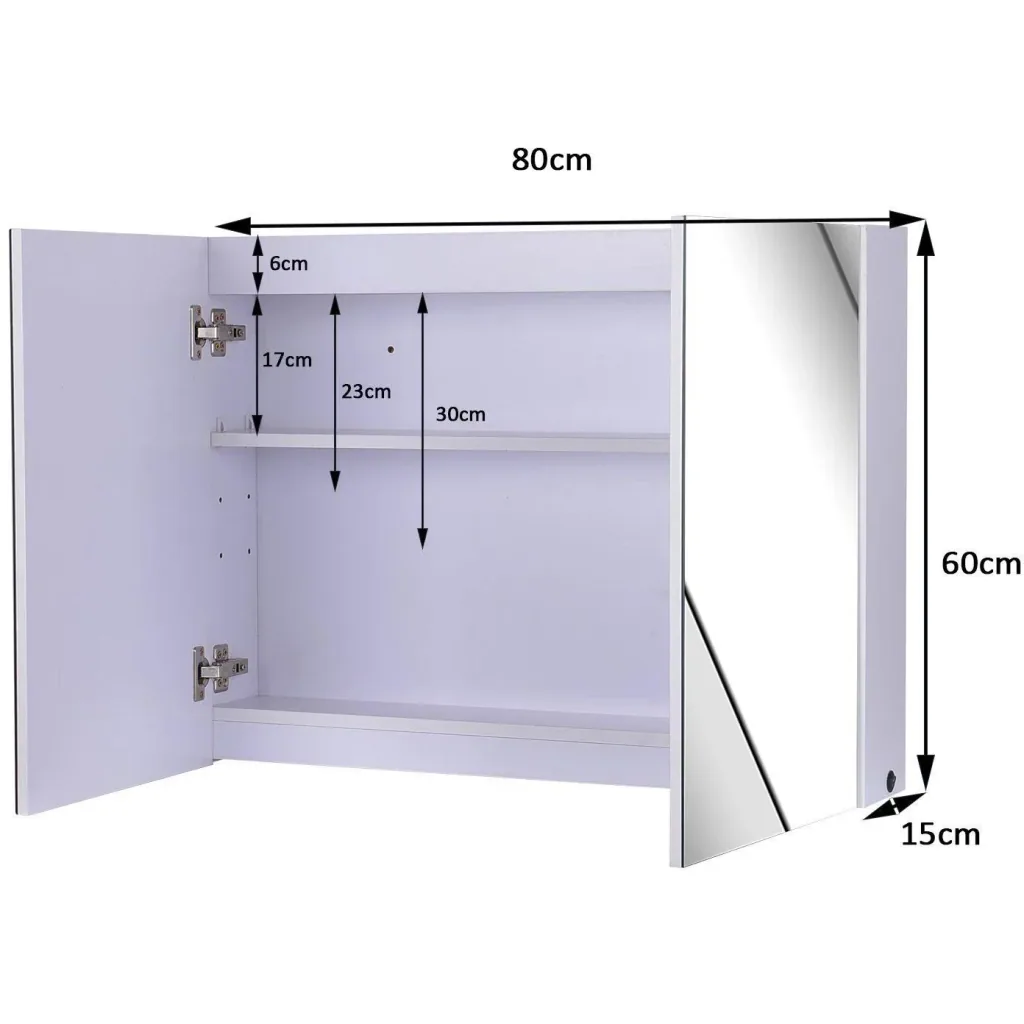 Spiegelschrank mit LED Leuchtstreifen