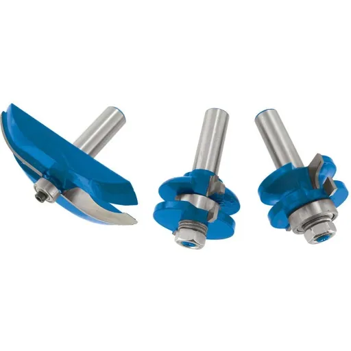 3 Stück 1/2" TCT-Plattenfräser-Satz