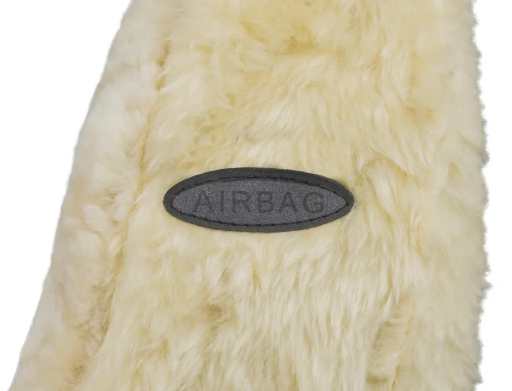 Lammfell Sitzbezug Trish, beige
