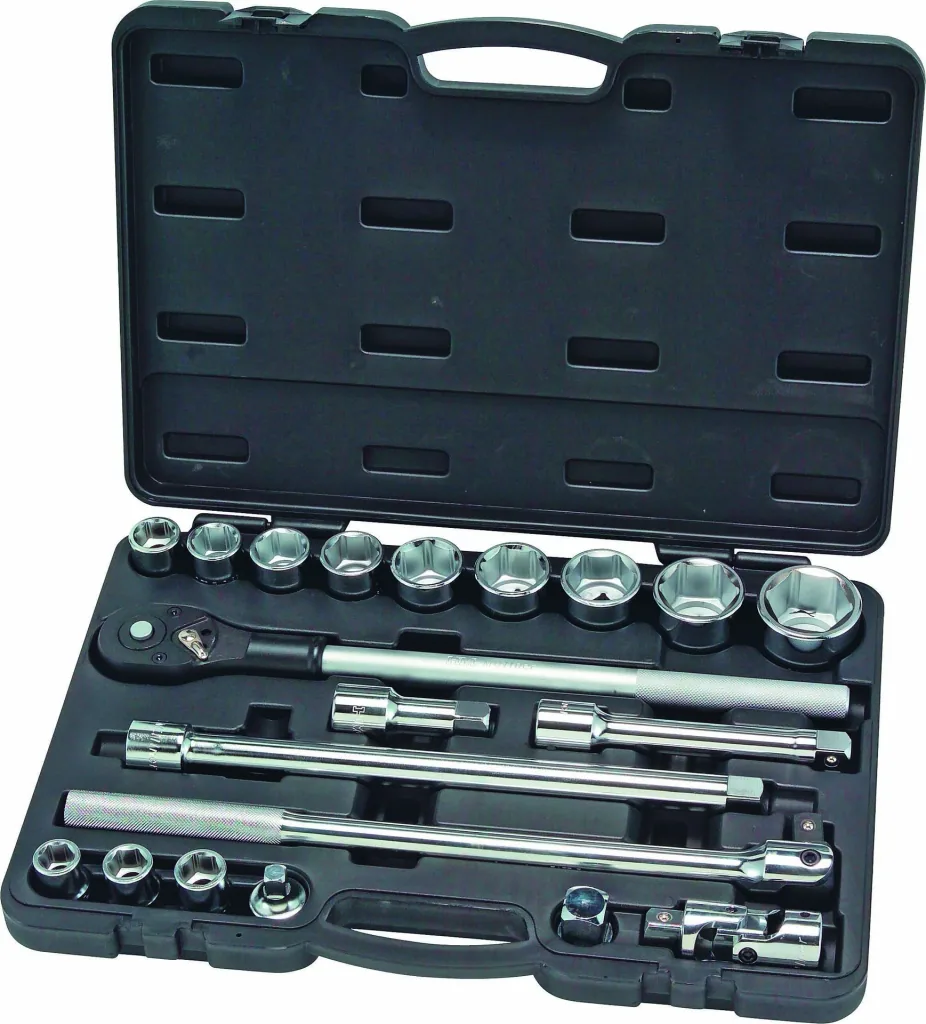 Steckschlüsselsatz 20-teilig, 3/4", 19-50 mm