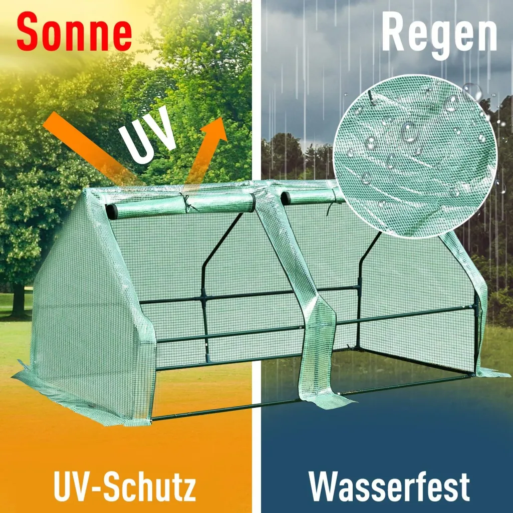 Mini-Gewächshaus mit 2 Türen