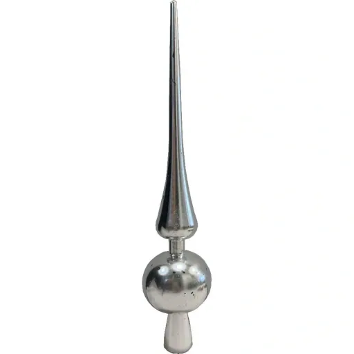 Schwarzwälder Weihnachtsbaum-Paket 150cm Silber + Weihnachtskugeln + Weihnachtsbeleuchtung + Weihnachtsgirlande + Spitze