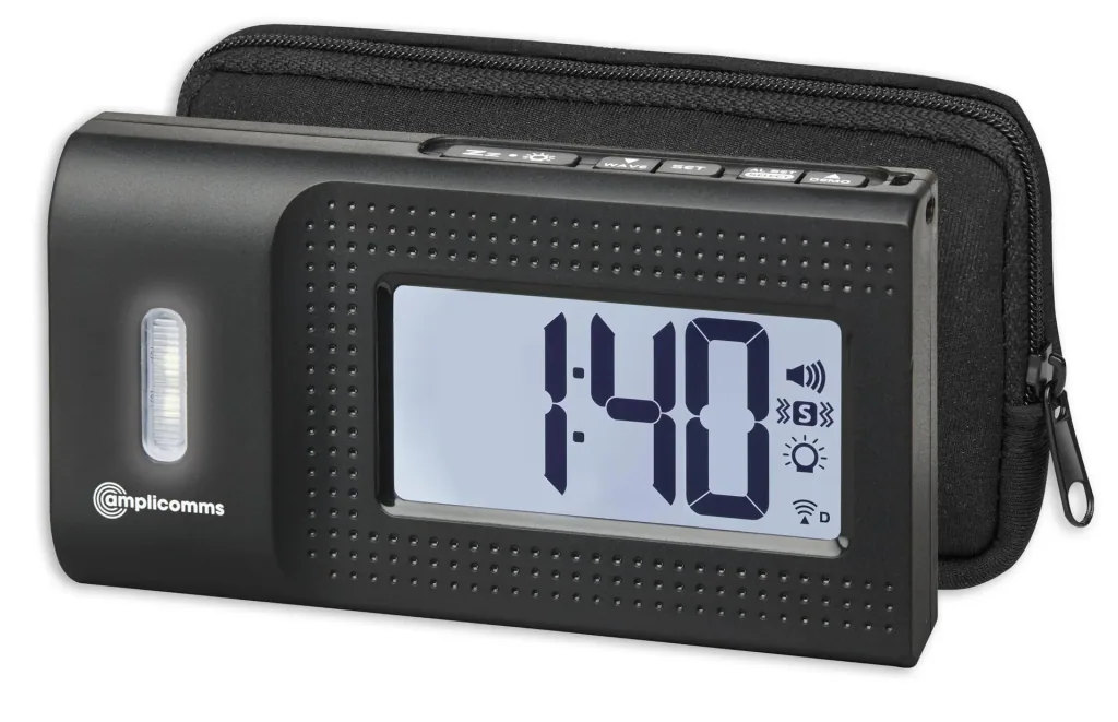 Reisewecker mit Vibrationsalarm