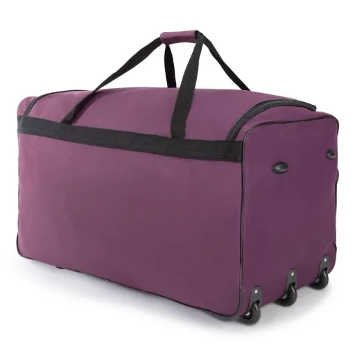 XXL Reisetasche Lila mit Trolleyfunktion 3 Rollen 160 LITER 85x43x44cm