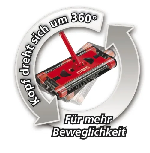 Akku-Besen Swivel Sweeper G2, 7,2V rot