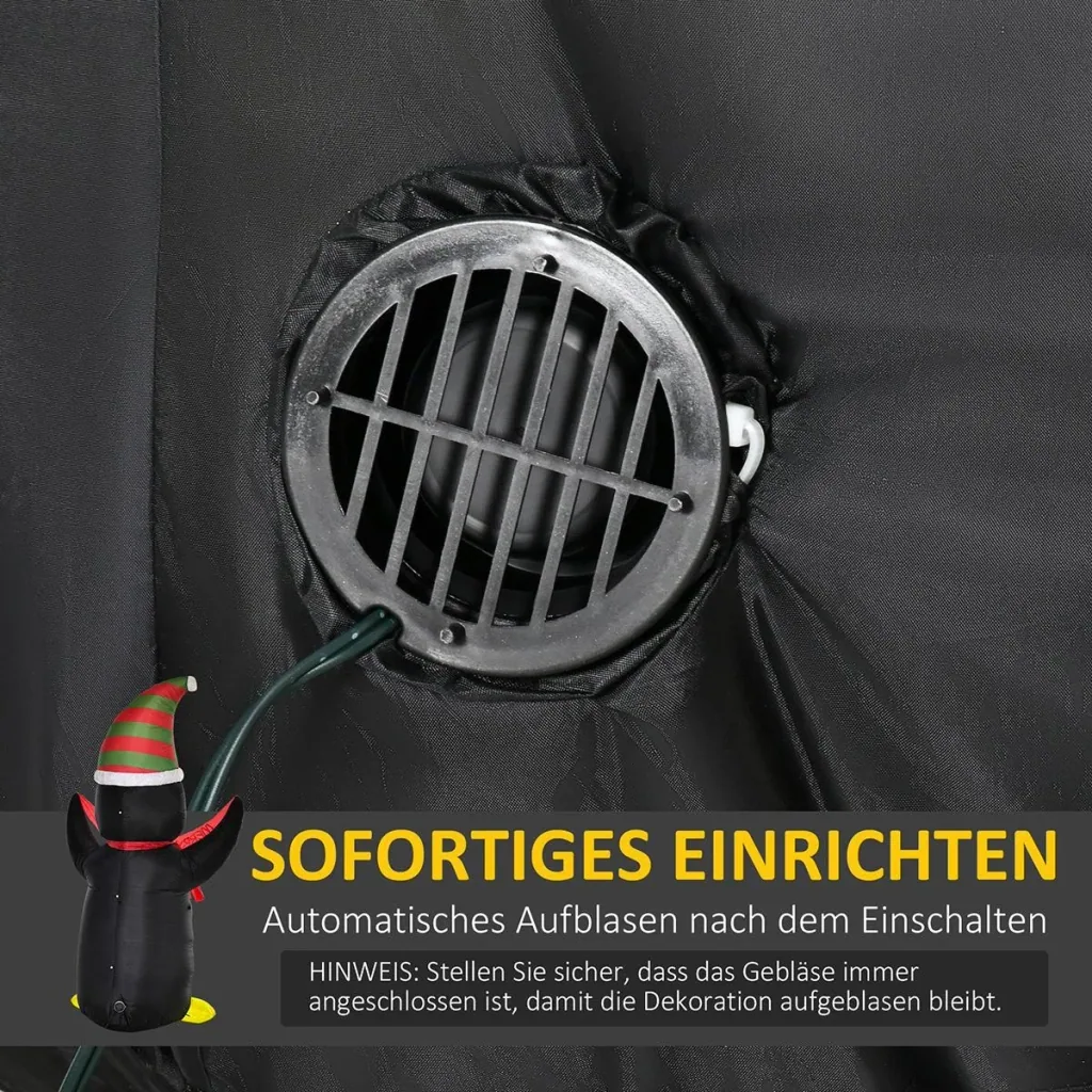 Aufblasbare Pinguin 130 cm x 75 cm x 243 cm | Aosom.de