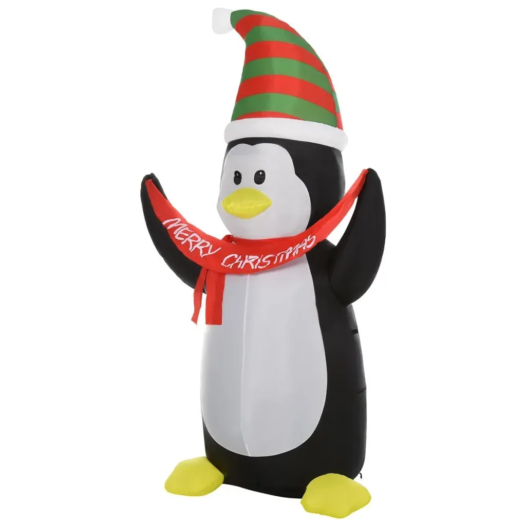Aufblasbare Pinguin 130 cm x 75 cm x 243 cm | Aosom.de