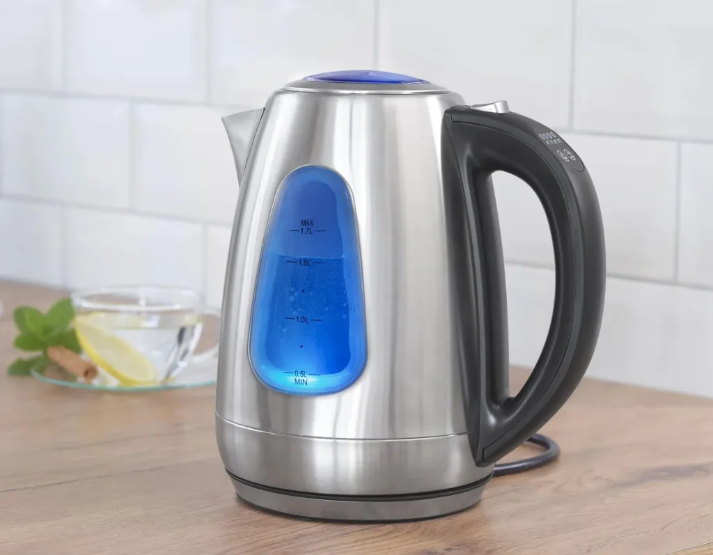 Wasserkocher Vario, 1,7 L mit Temperaturwahl, Edelstahl
