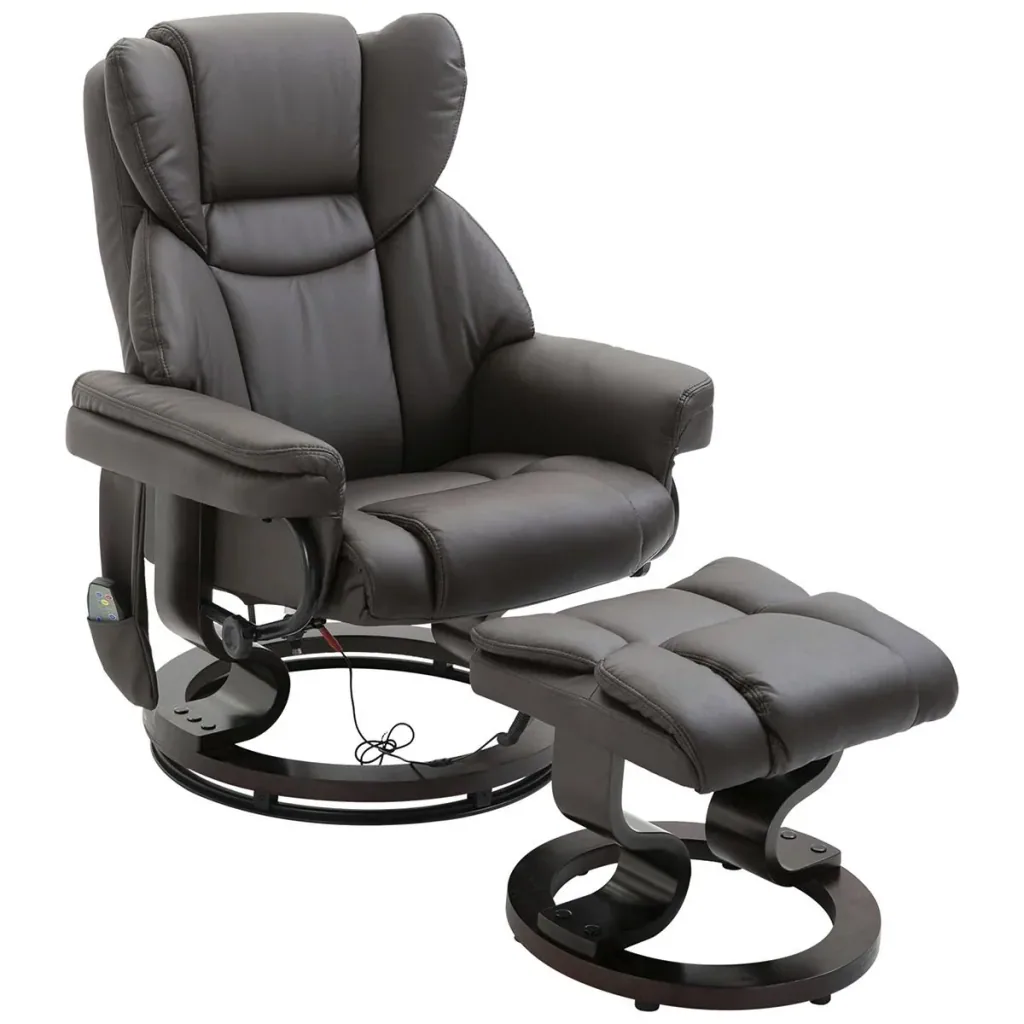 Massagesessel mit Fußhocker Heizfunktion
