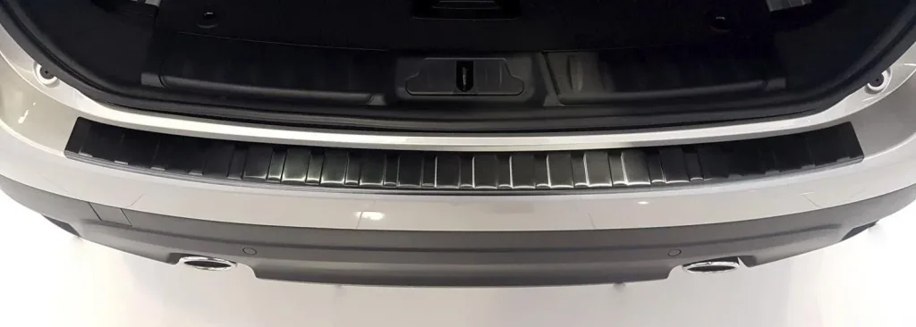 Ladekantenschutz Edelstahl für Jaguar F-Pace - graphite / black, Baujahr 2016>