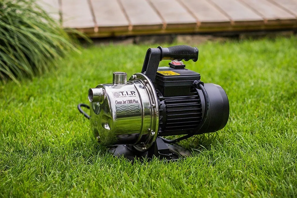 Gartenpumpe Edelstahl Clean Jet 1300 Plus mit 4 m Ansauggarnitur, bis 4.400 l/h Fördermenge