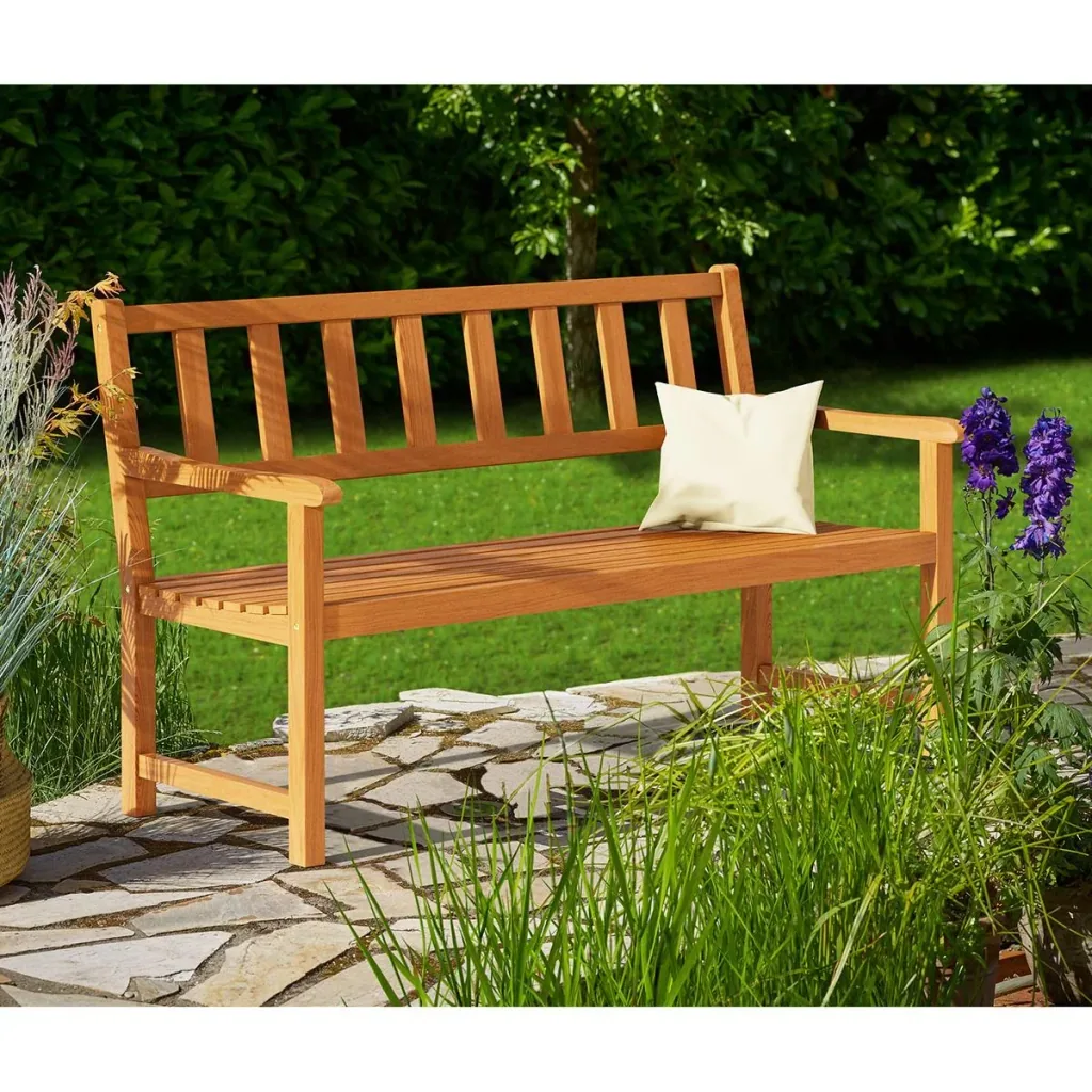 Gartenbank Kensington-Akazienholz 120x90x50-58cm