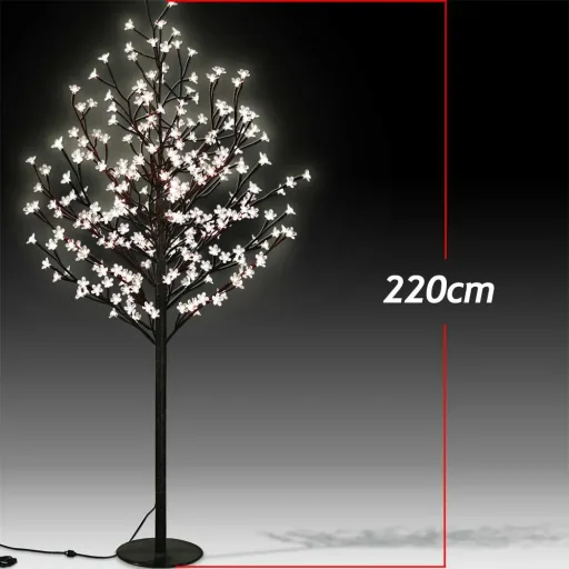 Kirschblütenbaum mit 220LEDs, 220cm Länge für den Innen-/Außenbereich