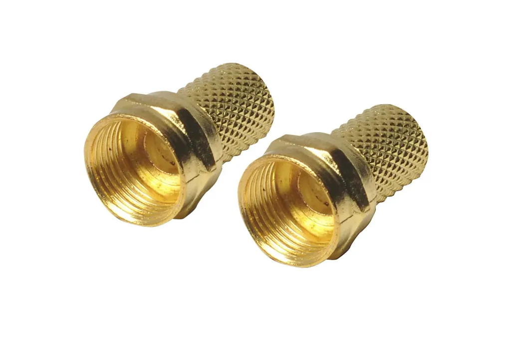 F-Stecker 7mm 2 Stück