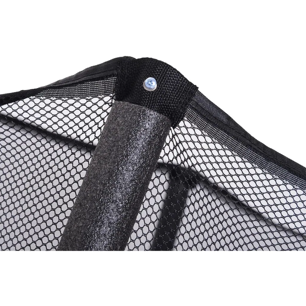Trampolin Kinder Gartentrampolin mit Sicherheitsnetz Randabdeckung gepolstert Stahl Schwarz Ø170cm bis 45kg
