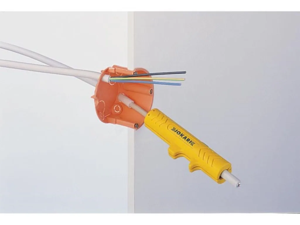 Kabelabisolierer für Rundkabel 8-13 mm, automatischer Abisolierzange mit TiN-Klingen, Kabelmesser für Elektriker