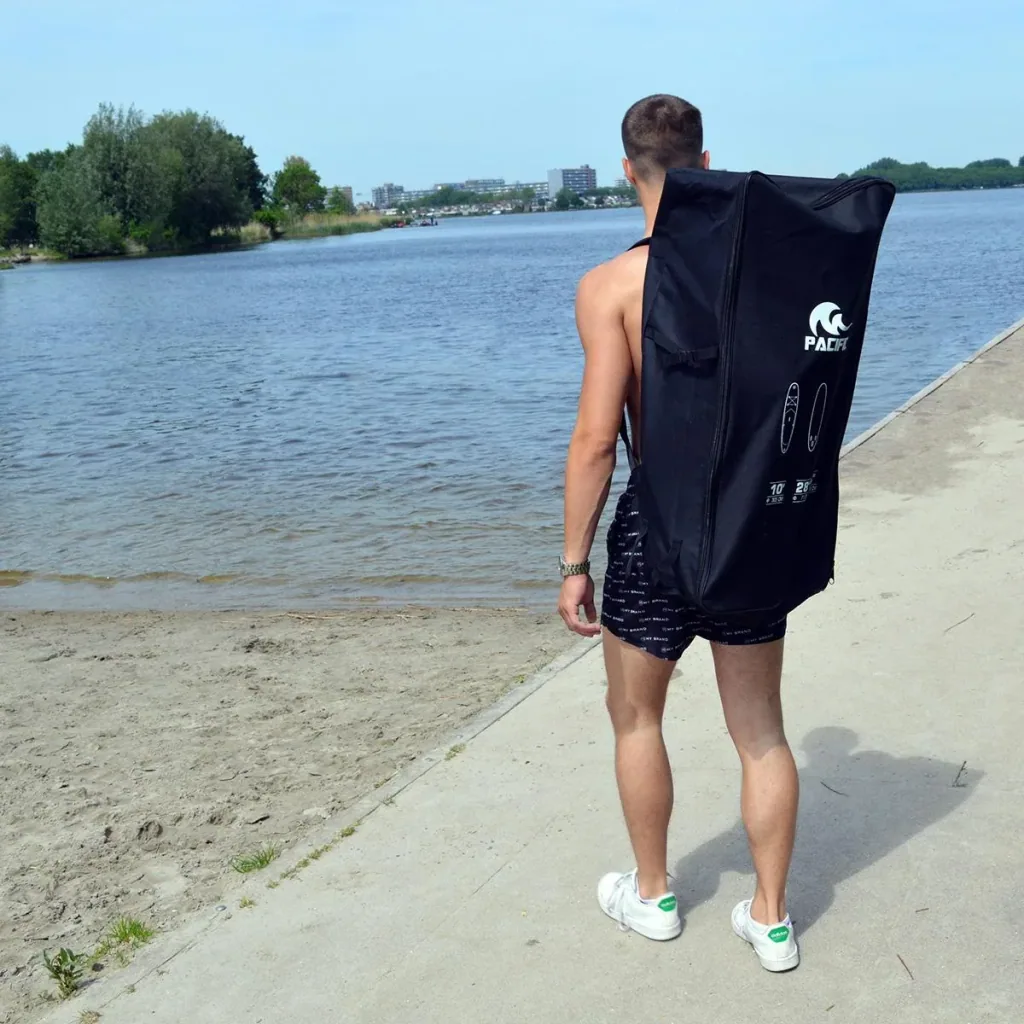 Pacific Ocean Green Sup Board - Sonderausgabe - 285 cm - 6-teiliges Set- Grün