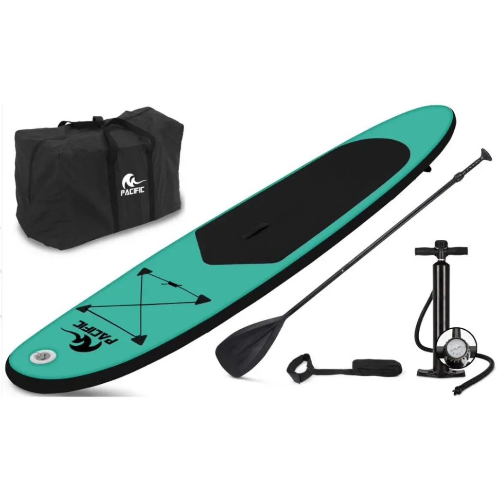 Pacific Ocean Green Sup Board - Sonderausgabe - 285 cm - 6-teiliges Set- Grün
