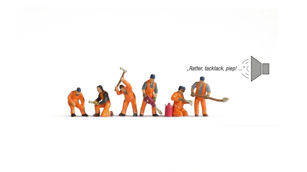 Baustelle am Gleis, Sound-Szene, Spur H0