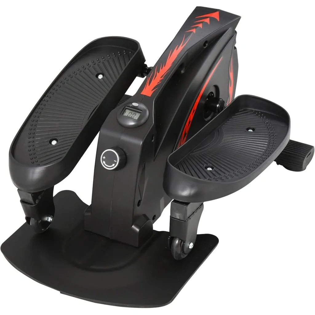 Mini Stepper mit LCD-Monitor schwarz