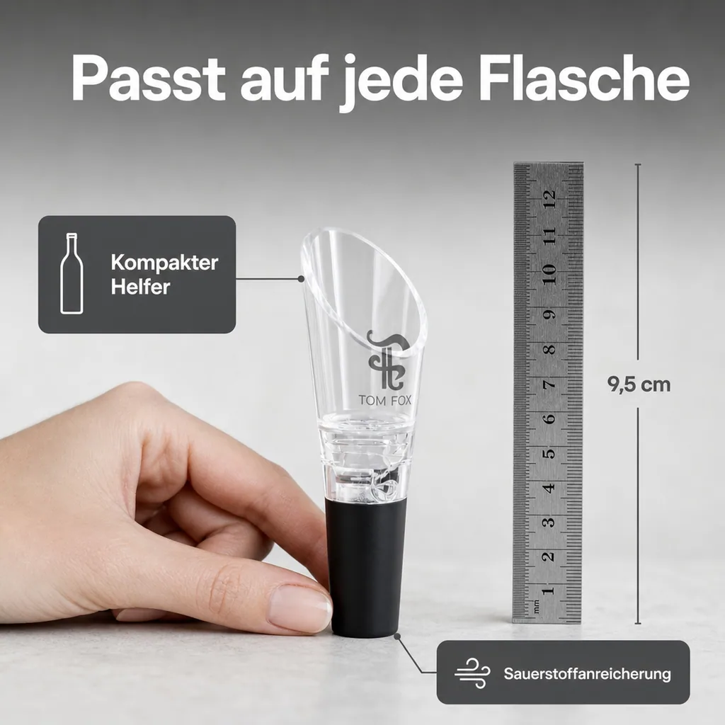 Weinausgießer - Filtro, mit Weinsteinsieb