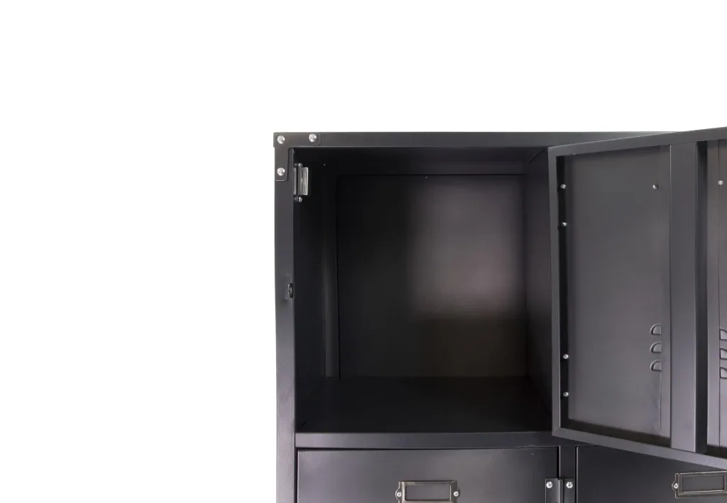 Metallschrank Vintage mit 4 Türen